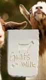 Full Goat and Words Goat Milk Soap Stamp